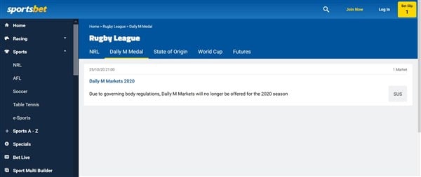 Sportsbet Dally M